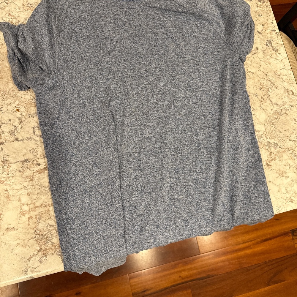 Blue Lulu Lemon shirt